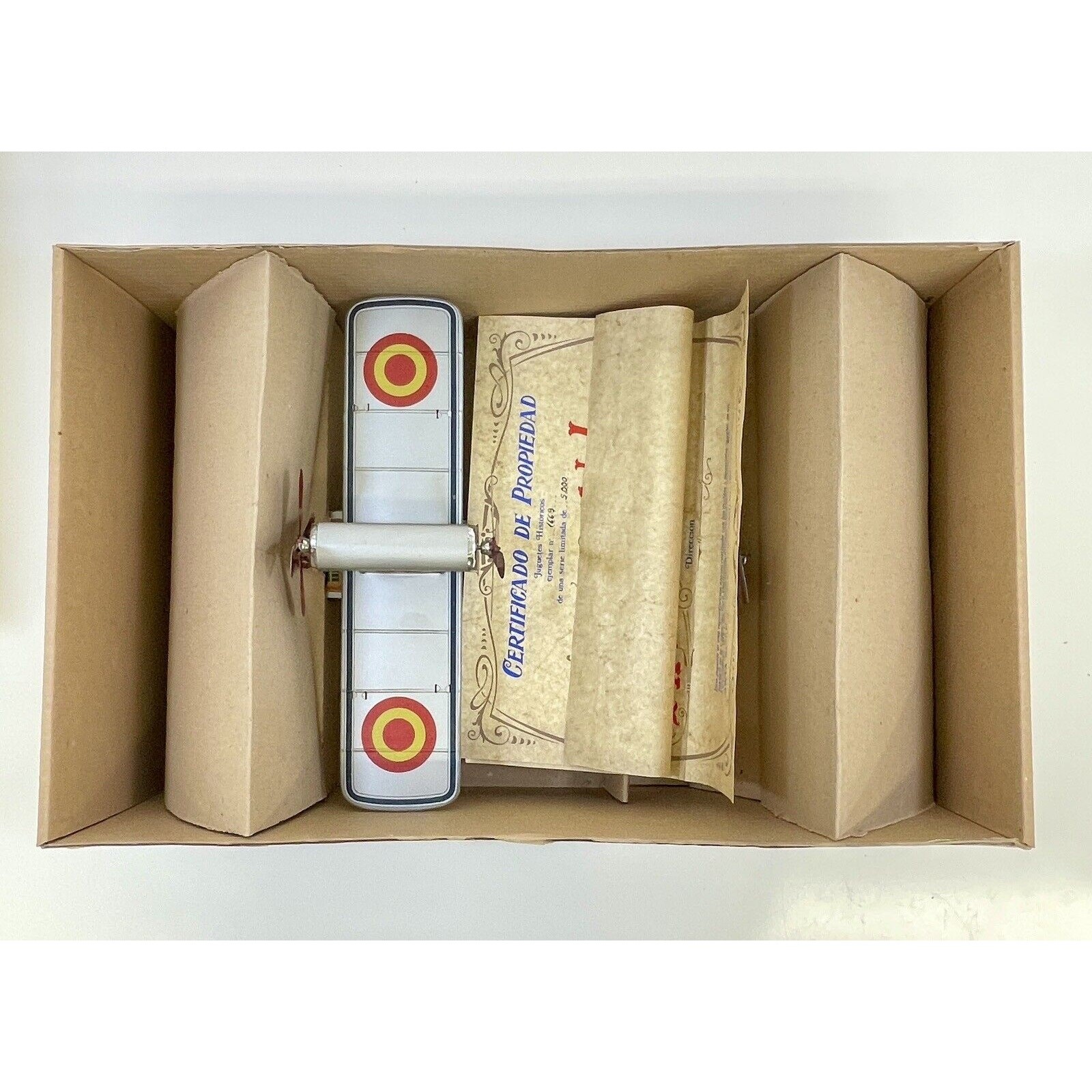 Paya Seaplane Airplane Windup Tin Toy Clockwork Spain