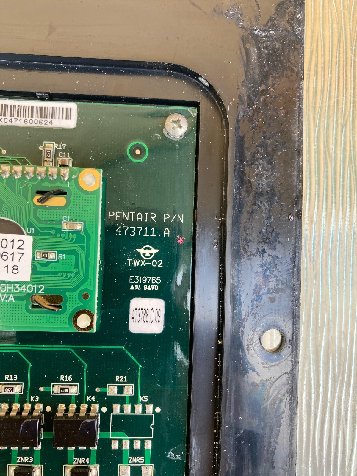 473711 Auto Heat Control Board Ass,.for Pentair Pool or Spa Heat Pump Untested