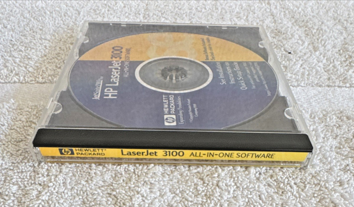 JetSuitePro for HP LaserJet 3100 All-in-One Software CD-ROM