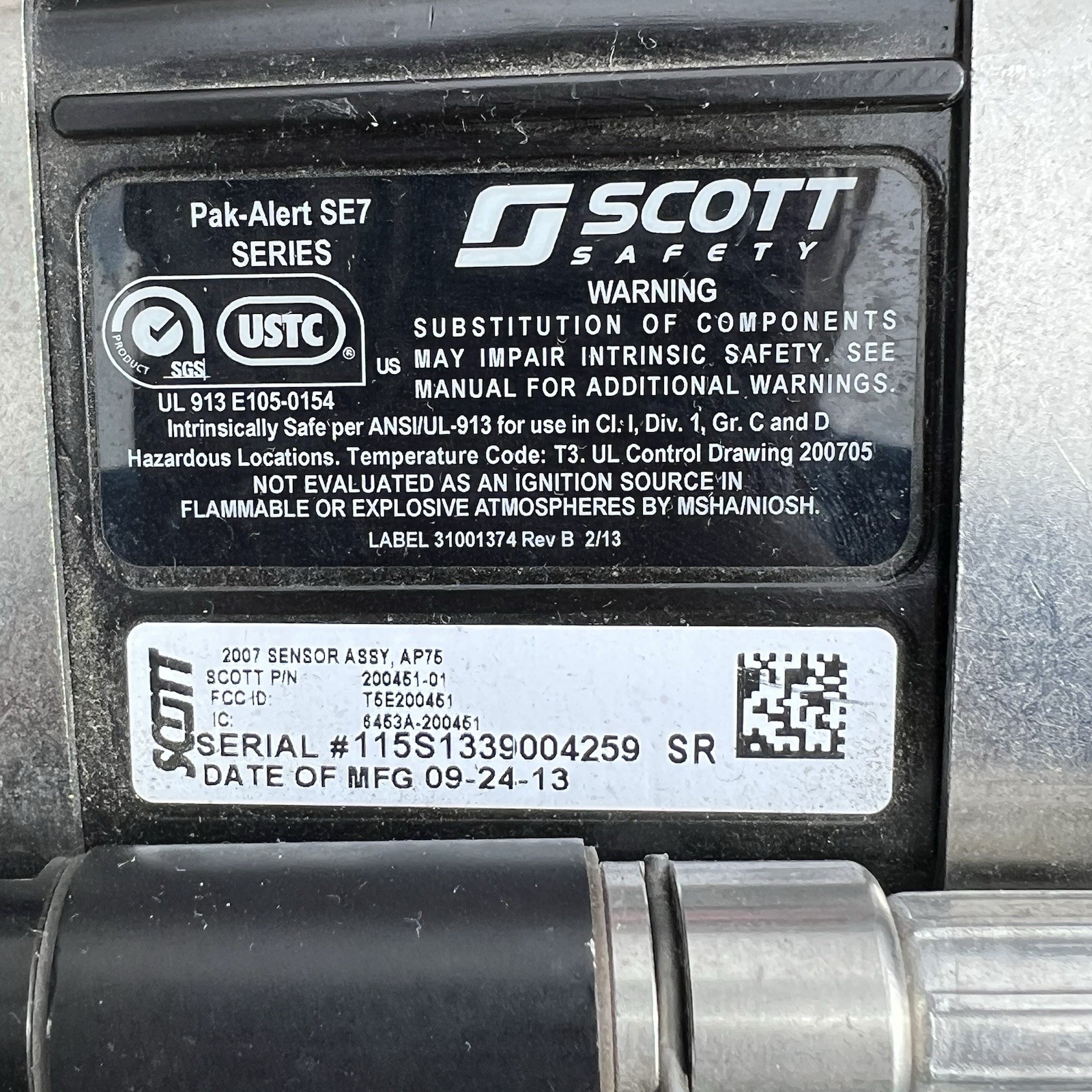 Quantity of 18 Scott NXG7 Pressure-Demand Self Contained Breathing Apparatus