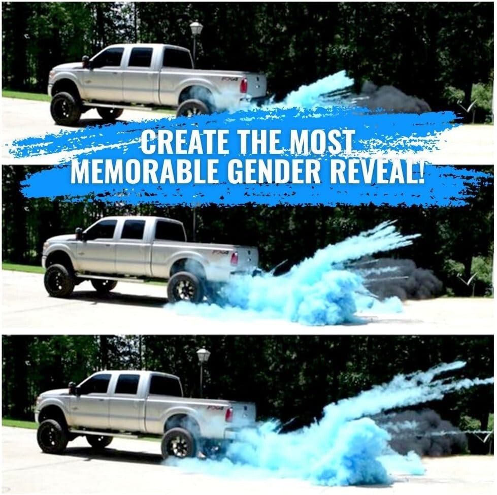 Color Blaze Baby Gender Reveal - 5lb Pink & 5lb Blue - Color Powder Combo Pack