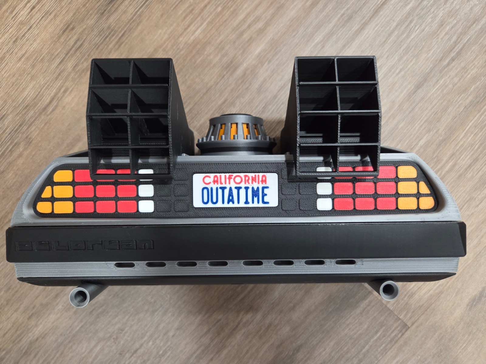 Back to the Future DeLorean Wall Key Hanger – 3D Printed Fan Art