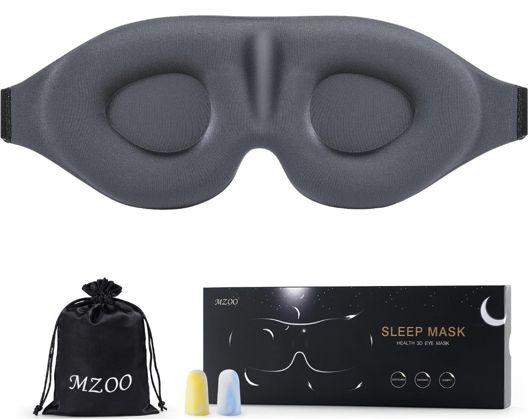 Sleep Eye Mask for Side Sleeper Men Women, Zero Eye Pressure 3D Sleeping Mask...