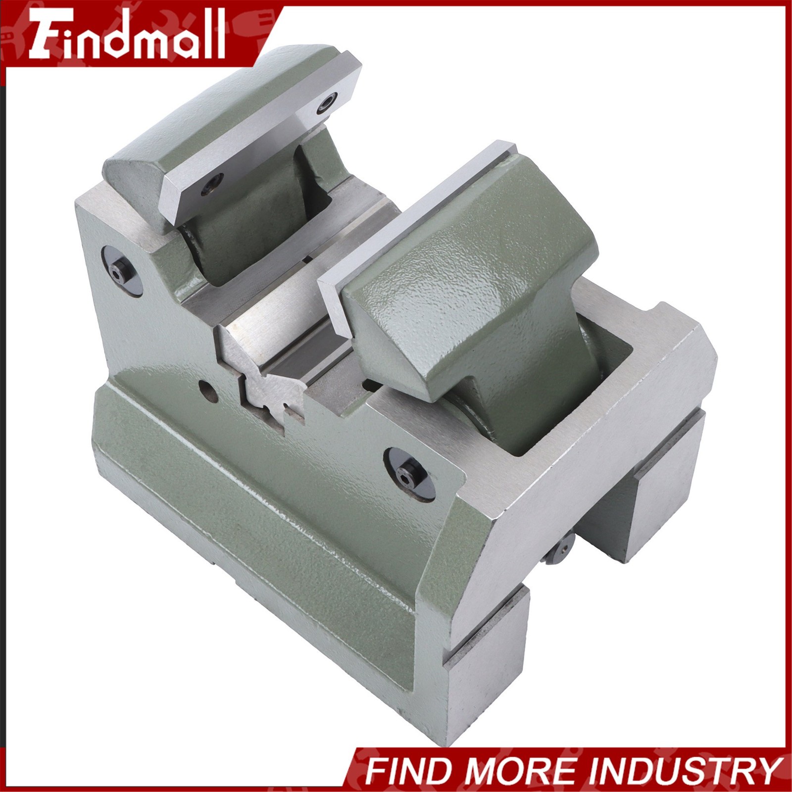 Findmall 4" Machine Vise Horizontal Vertical For Holding Shafts And Round Parts