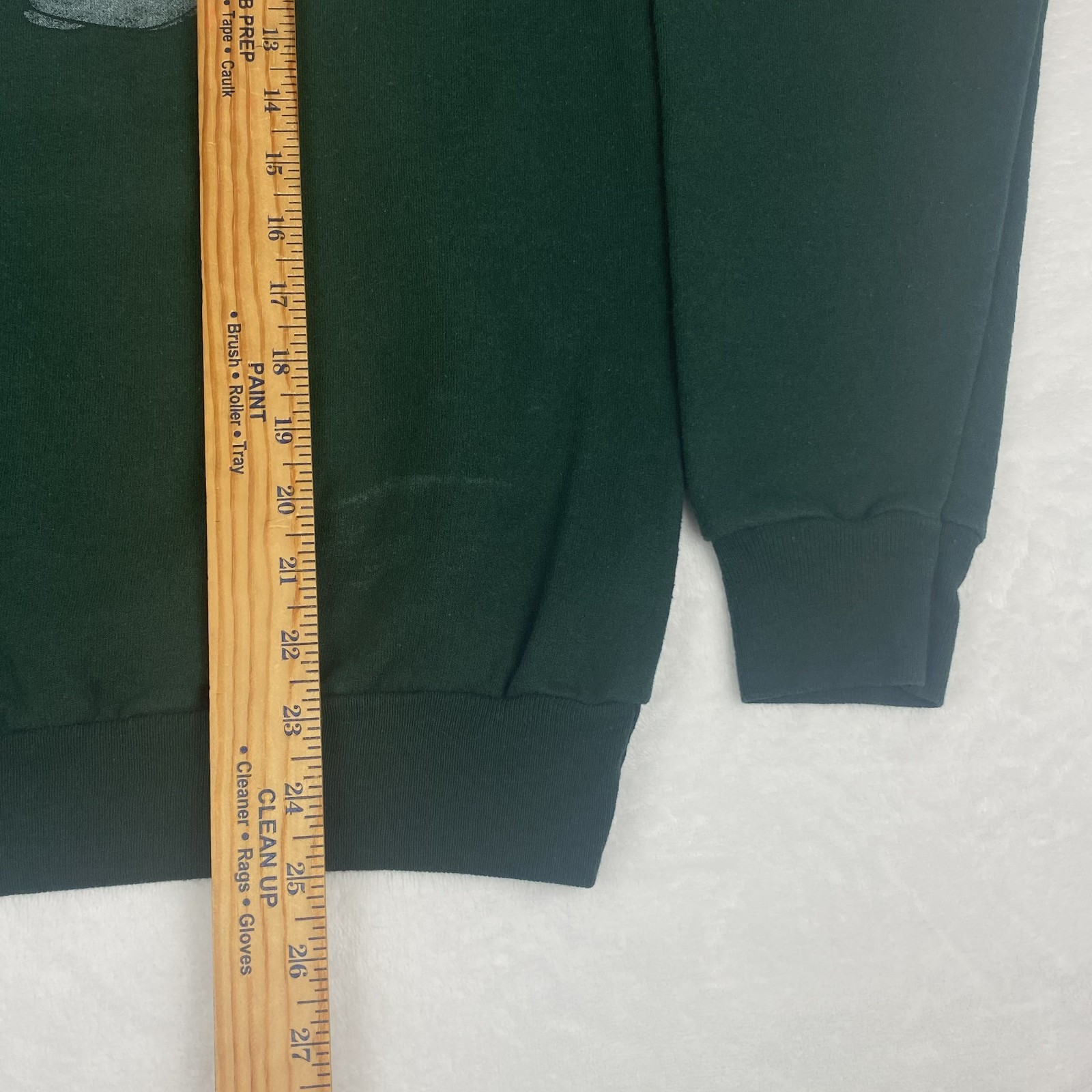 Disney Mickey Mouse Graphic Sweater Adult Small Green Sweatshirt Pullover