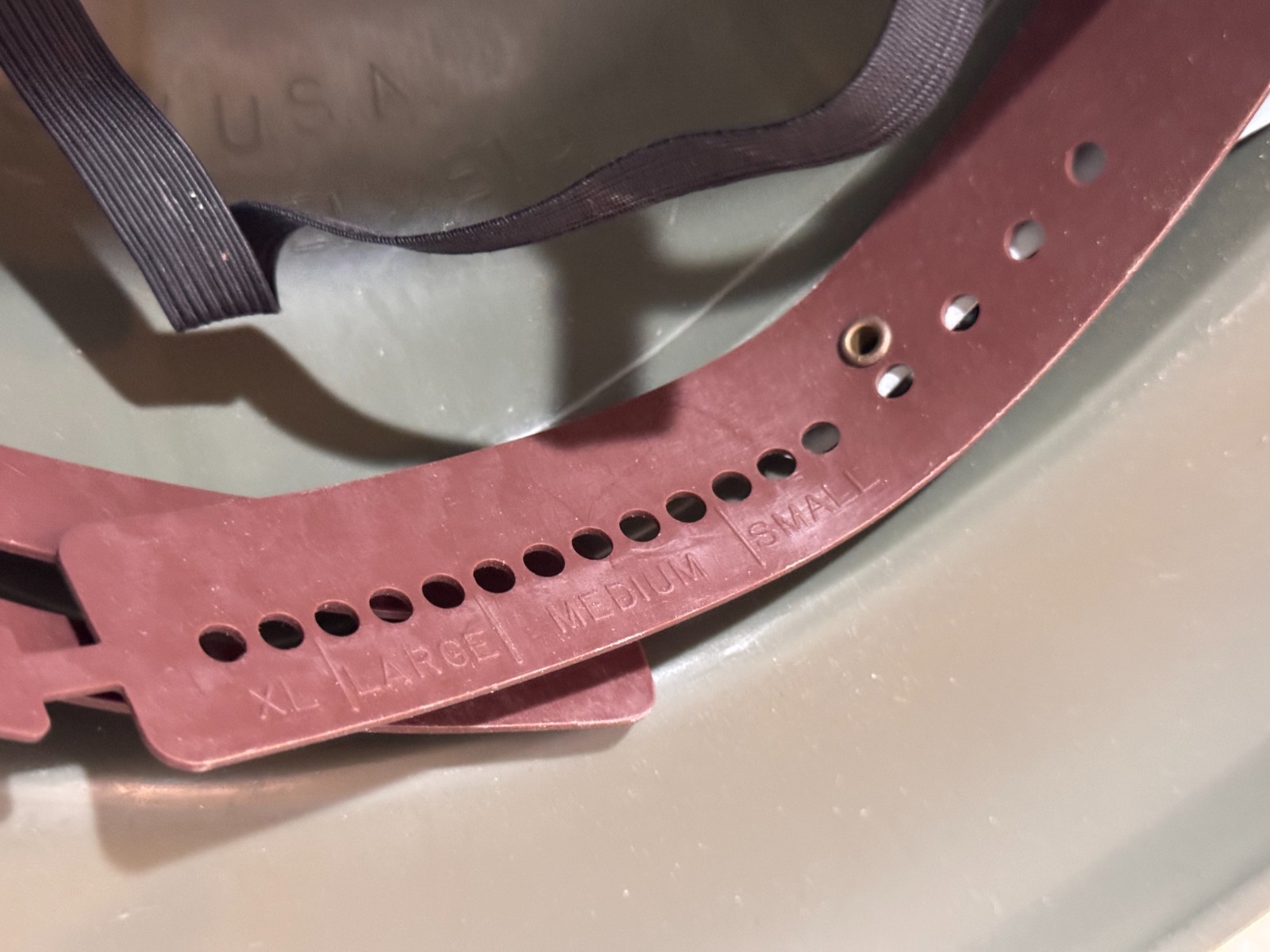 Vtg Mail Carrier Pith Helmet Safari Style Plastic Adjustable Hat Made USA