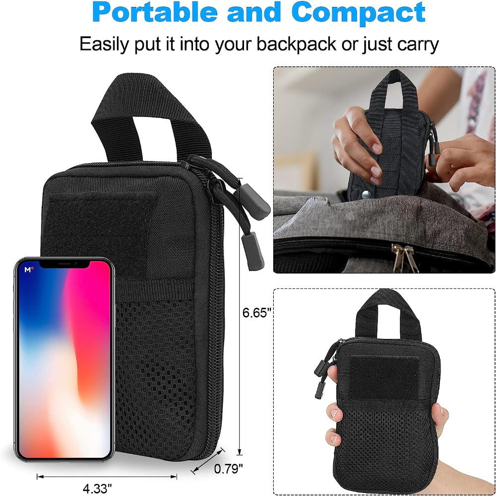 Tactical Molle Pouch Compact Utility Gadget Tools Organizer Waist EDC Pouch Bag