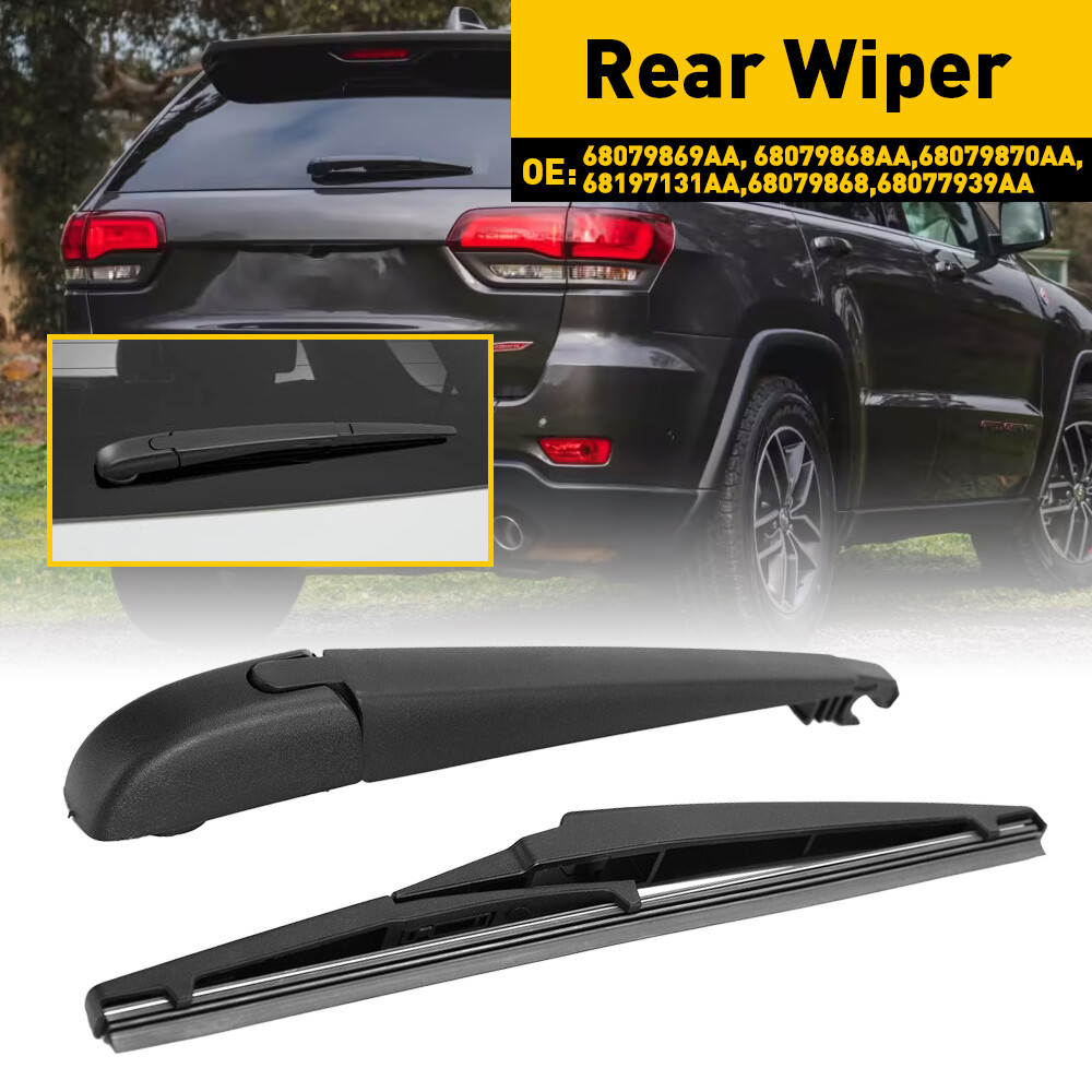 Rear Windshield Back Wiper Arm Blade Set For 2011 2012-2017 Jeep Grand Cherokee