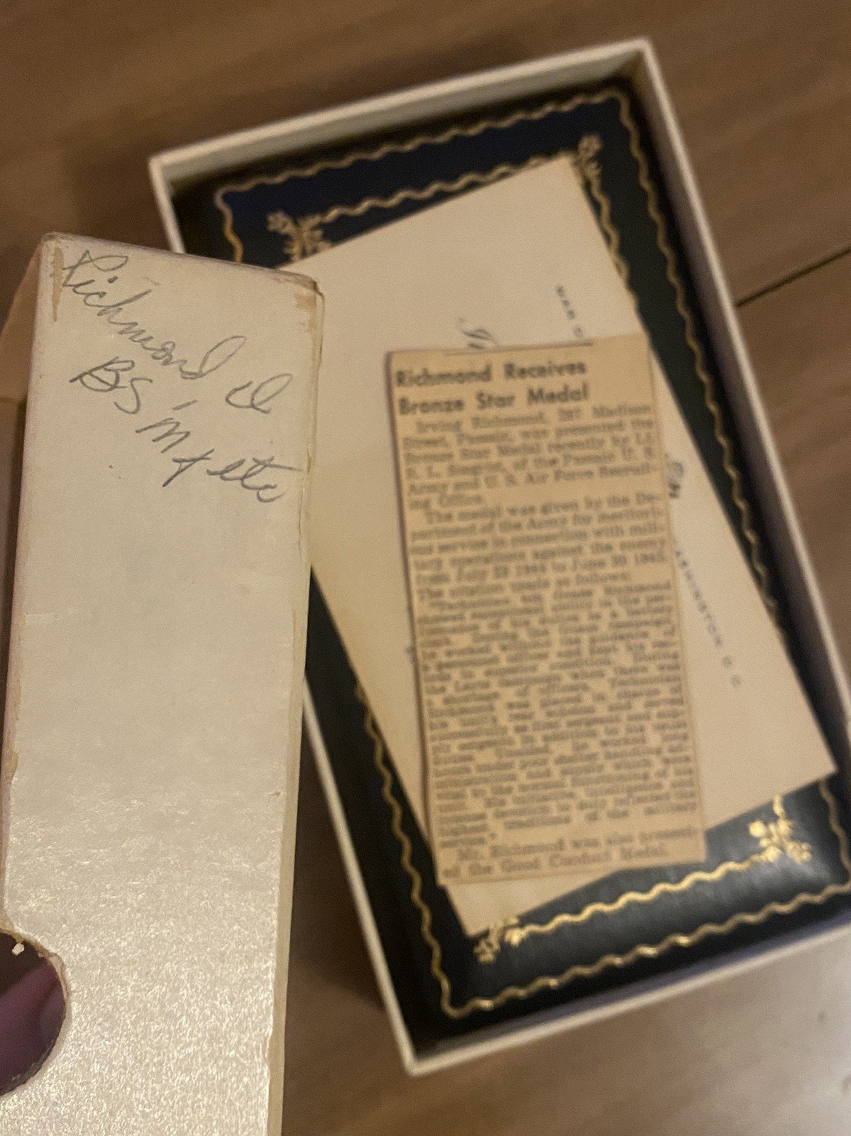 WWII Bronze Star Named & Gov’t Engraved to Irving Richmond w/ Jap Zero Bracelet