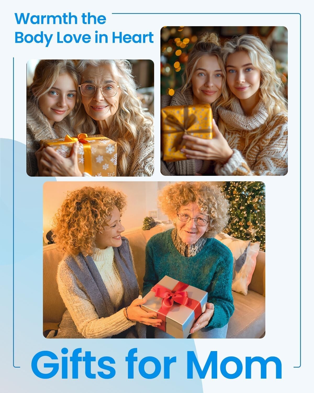 RENPHO Large Electric Heating Pad For Back, Shoulders, Neck 19"x 24" Xmas Gift