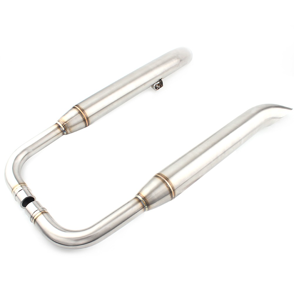 Muffler Exhaust Pipe Stainless Steel For Triumph Bonnieville Bobber T100 T1200
