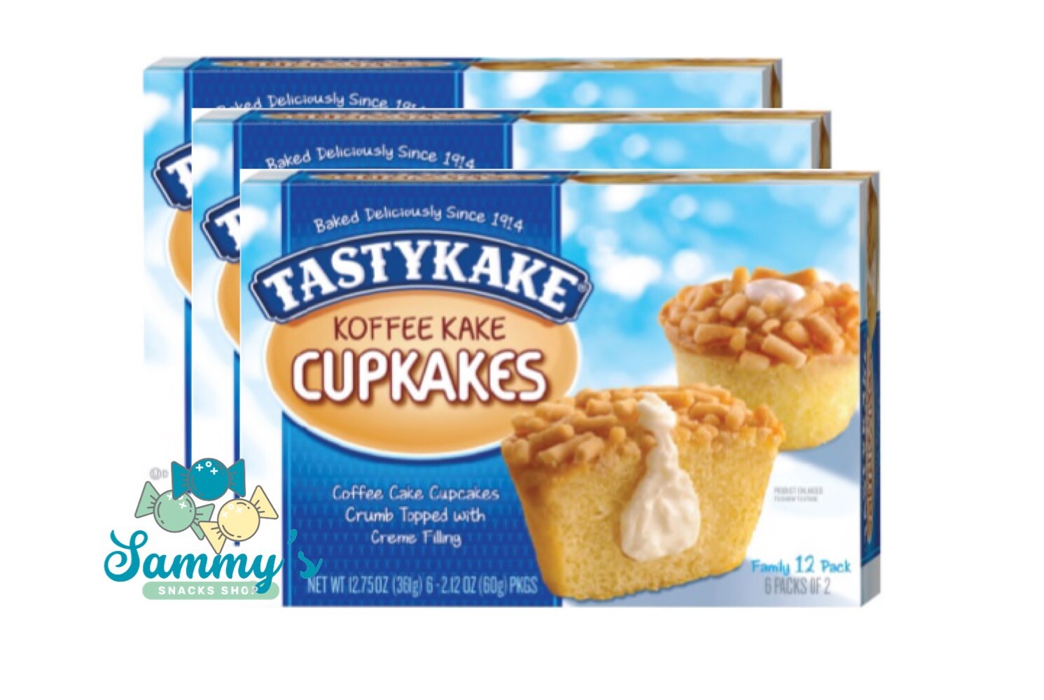 Tastykake Koffee Kake Cupcakes 3 Boxes
