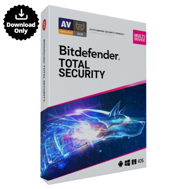 Code Bitdefender Total Security (Download, 5 Devices, 6 Months)