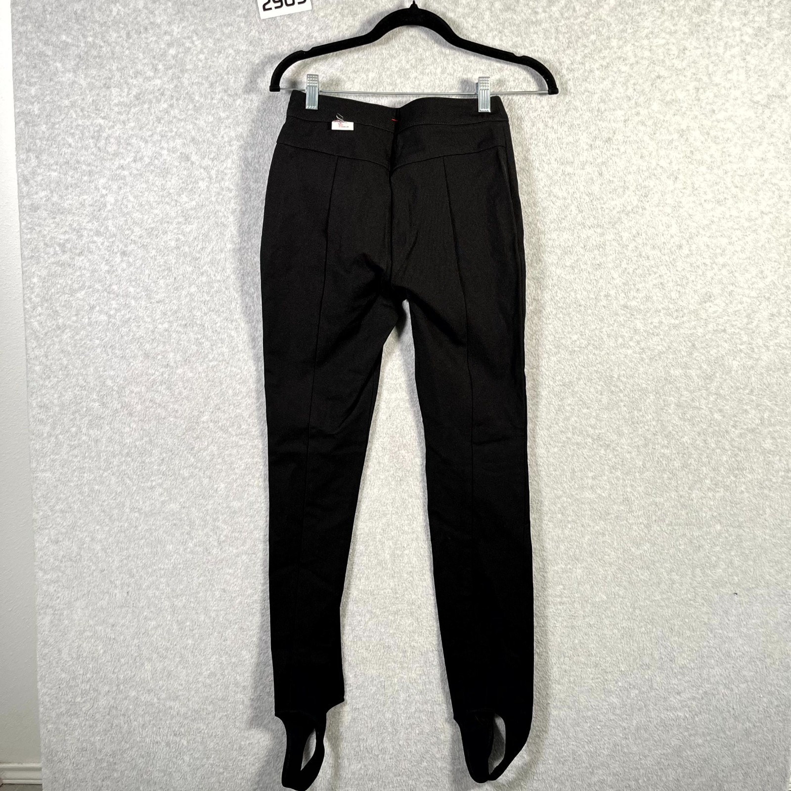 Moncler Grenoble Stirrup Ski Pants Womens 26 Black Twill (Tag Torn)