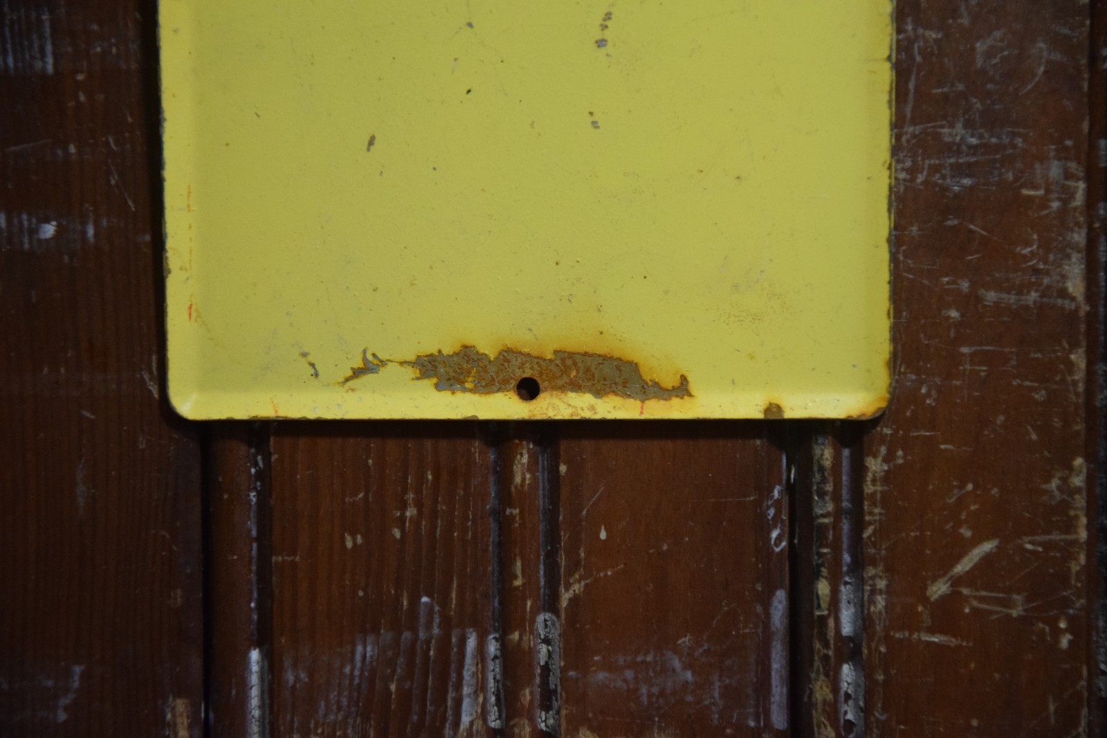 KAYO CHOCOLATE DRINK PAINTED METAL SIGN BOTTLE BOWLER MOON MULLINS CIRCA 1950s