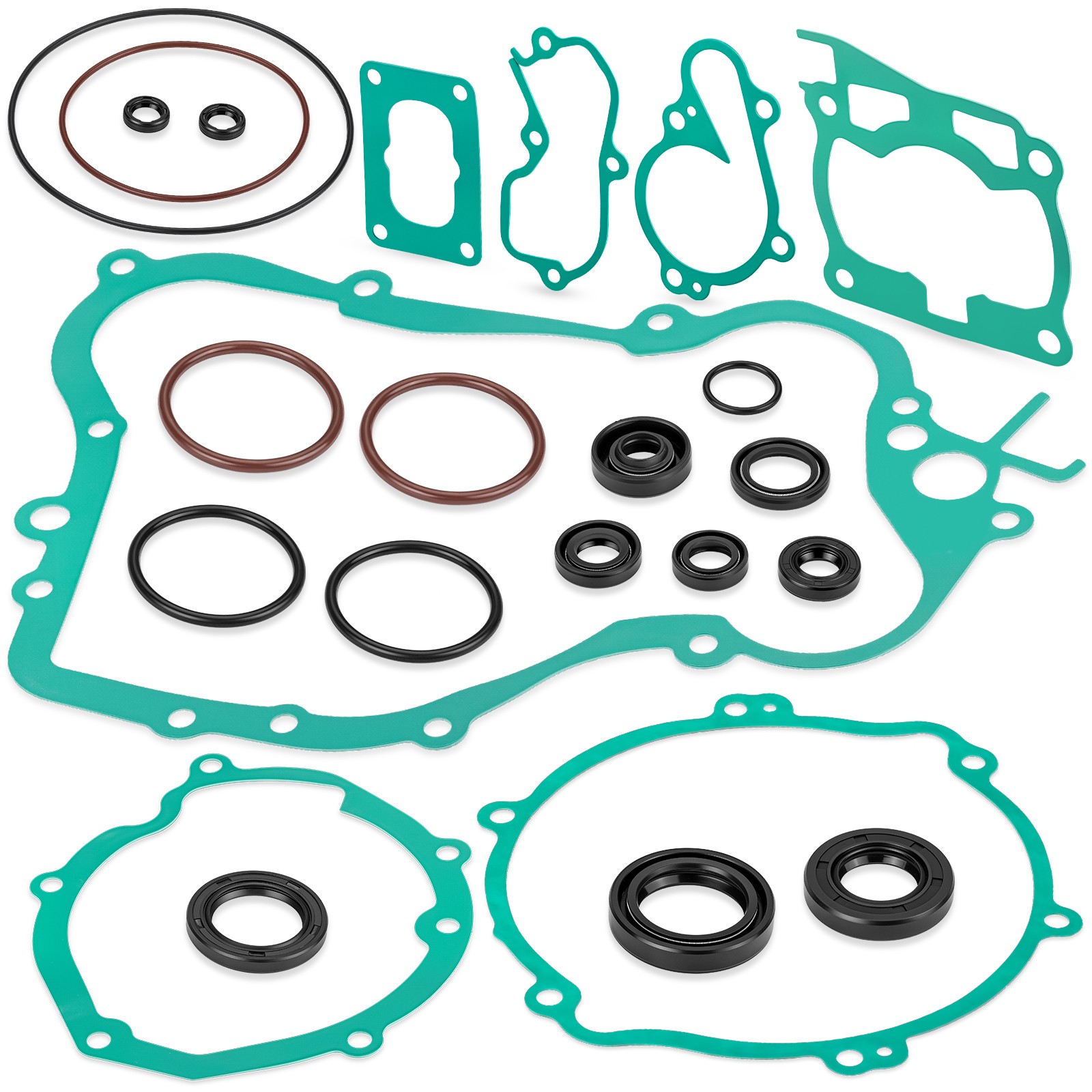 Complete Gasket Kit W/ Oil Seal for Yamaha YZ125 1998-2000 2001 2002 2003 2004