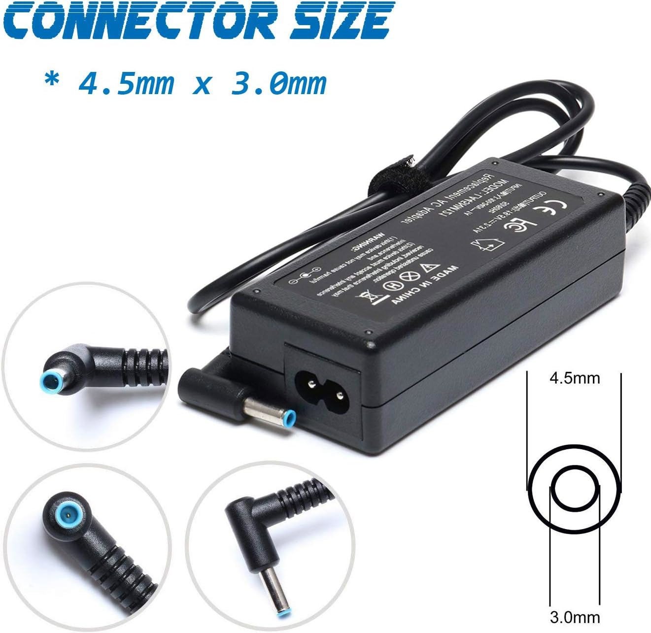 45W 19.5V 2.31A AC Adapter Charger For Hp Laptop Model15 Pavilion Power Cord