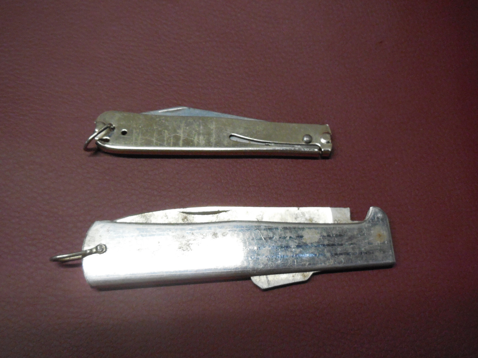 WWII FOLDING KNIFE JAPAN VALOR Germany WWll pressed knife 2 knives RAND KAT