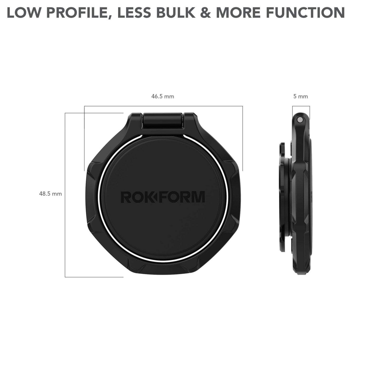 Rokform RokLock Sport Ring Magnetic Stand Aluminum Stainless Reinforced Polymer