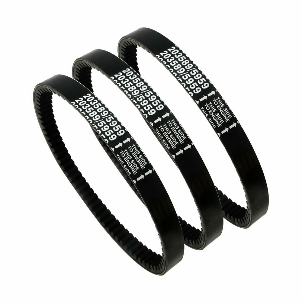 3Pcs Replacement for Go Kart Drive Belt 725 For 30 Series Torque Converter Belts