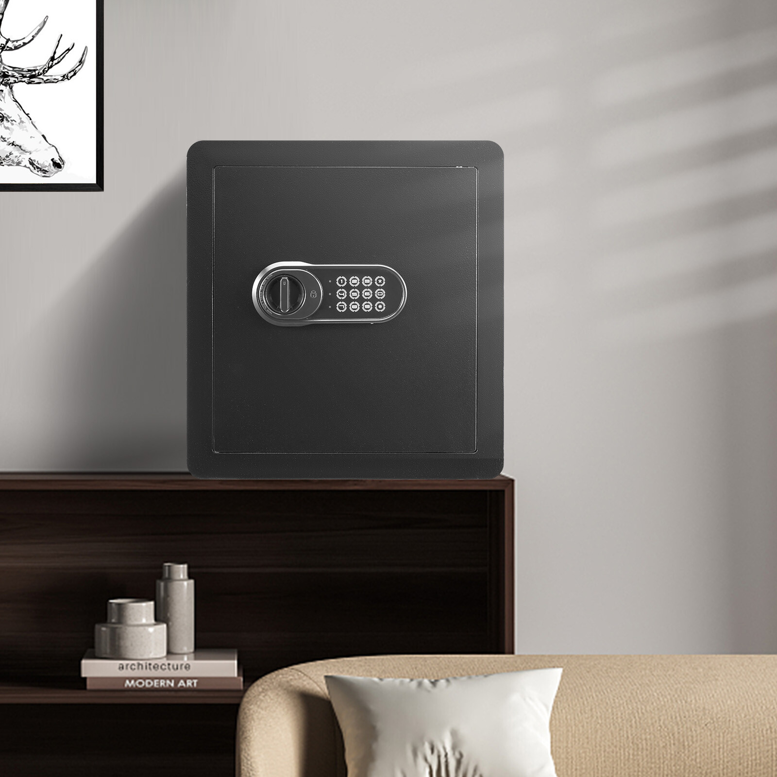 VEVOR Safe Box Lock Security for Cash Gun 1.8 Cubic Feet Home Office