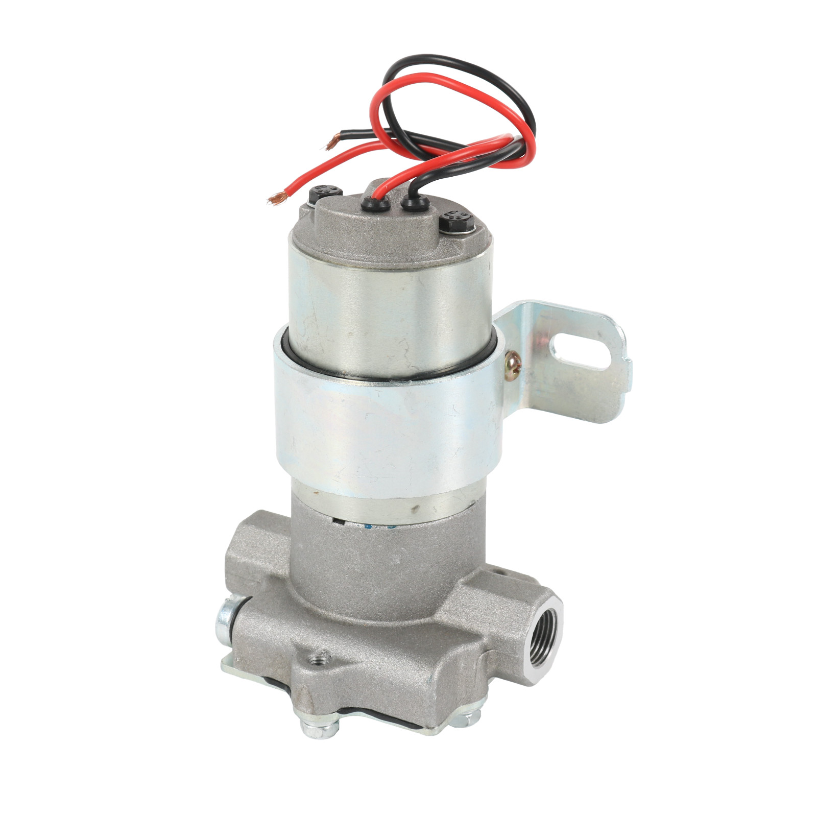 Electric Fuel Pump 97 GPH 7 PSI Universal Red For Holley Demon Carburetor Chrome