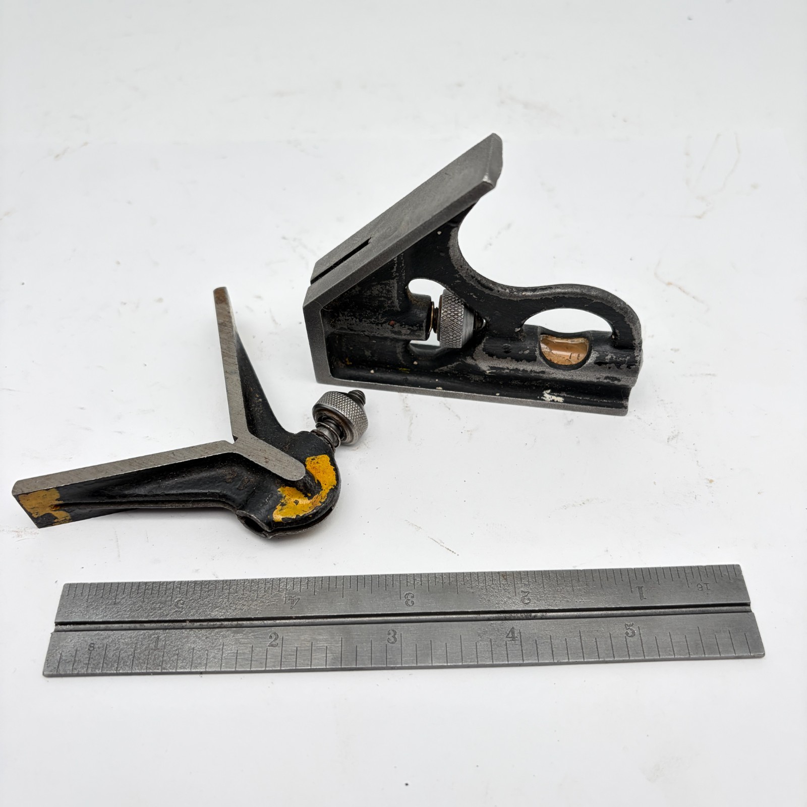 Preowned 6" GOODELL-PRATT Combination Square & Centrefinder Machinists