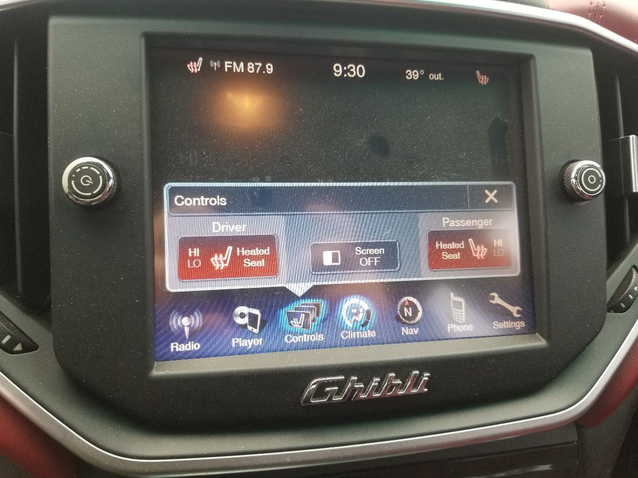 14 2014 MASERATI GHIBLI SQ4 SRS CONTROL MODULE 670007061