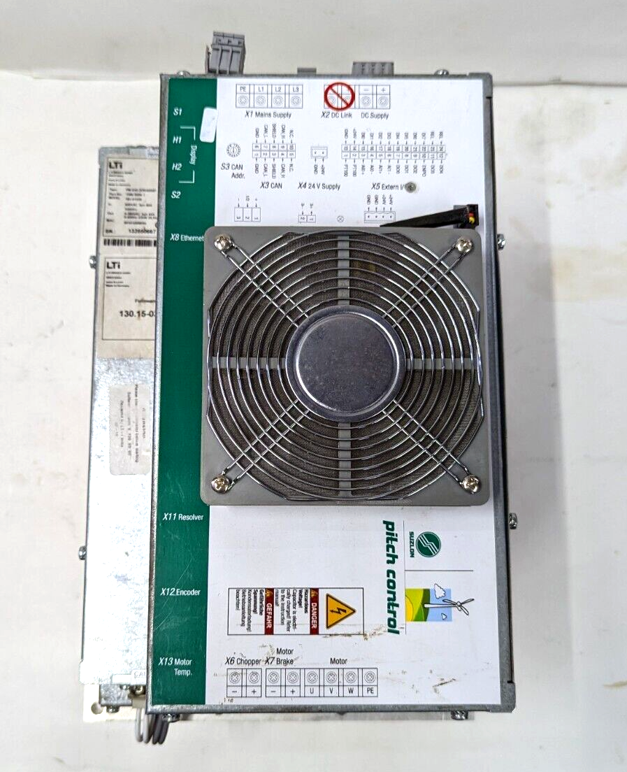 LTi DRIVES PM-E40.2DRA054P Wind Turbine Pitch Control Inverter P/N 1594.0006.1