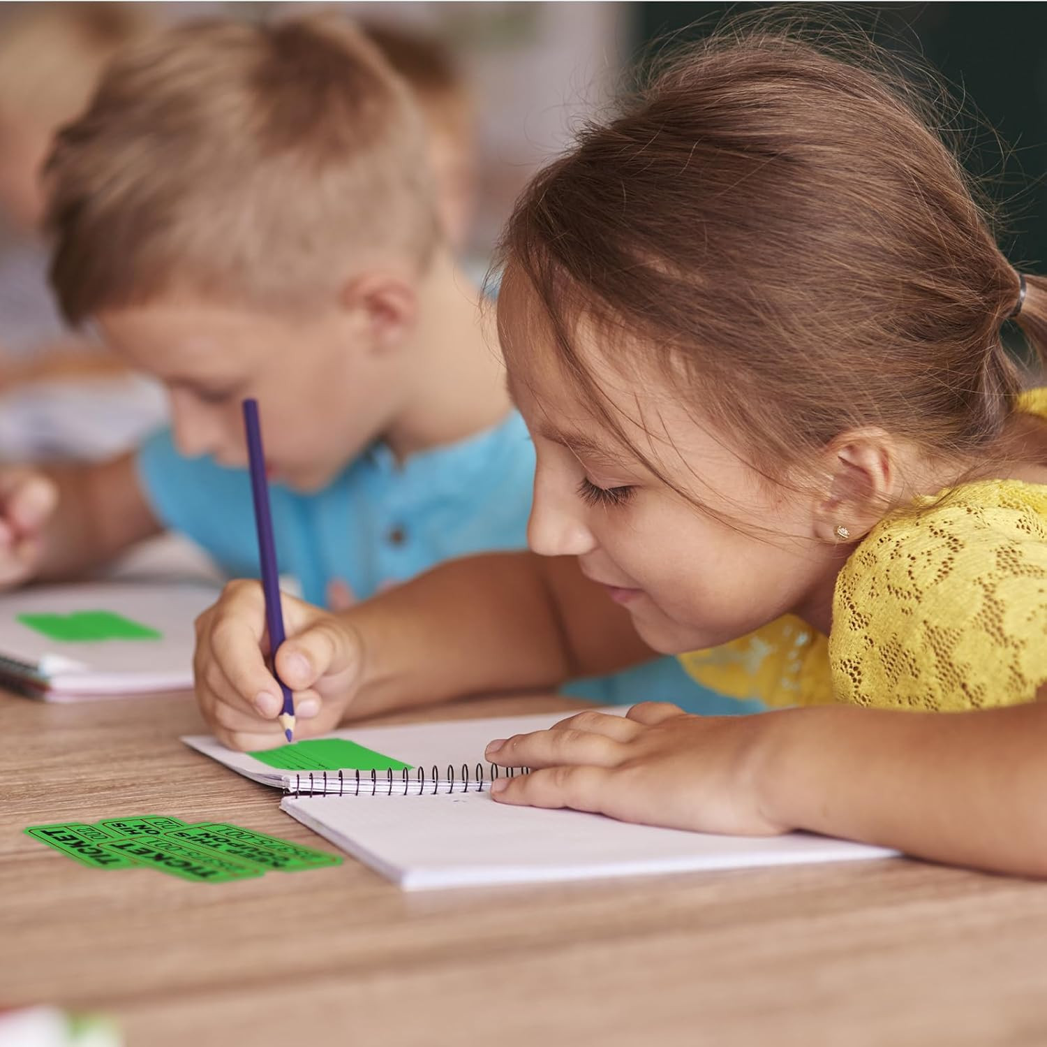 Raffle Tickets, 800 Pcs 400 Pairs,50/50 Double Ticket,Bold Numbers for Easy Read