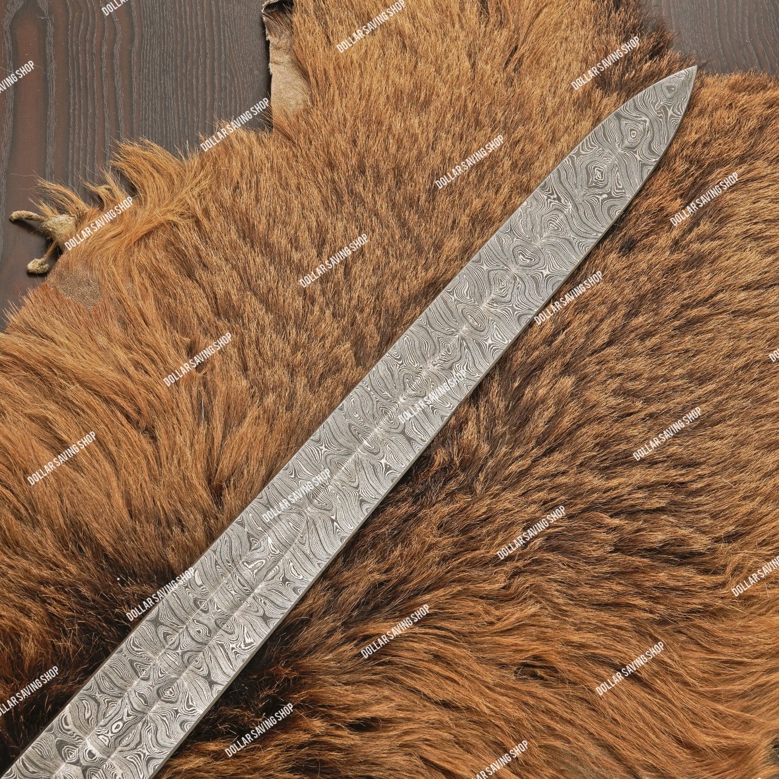 Damascus Steel Viking, Einherjar Blade of Valhalla / Norse Inspired long sword.