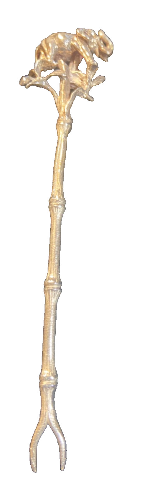 Vintage 6- Safari Sterling .925 cocktail Bamboo style picks A09