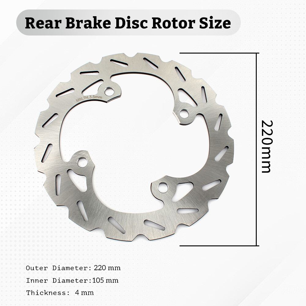 Rear Brake Disc Rotor for Suzuki LTZ400 LTZ 400 QUADSPORT 2002-2014 04 05 06 07