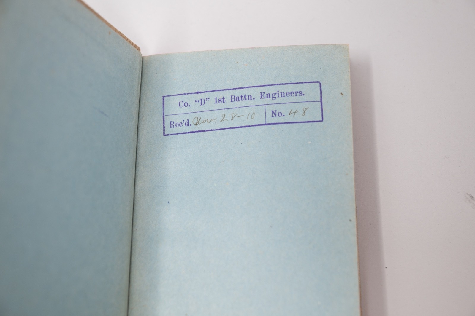 WW1 US Army Soldiers Handbook 1908 Dated Original Named and Unit Marked!