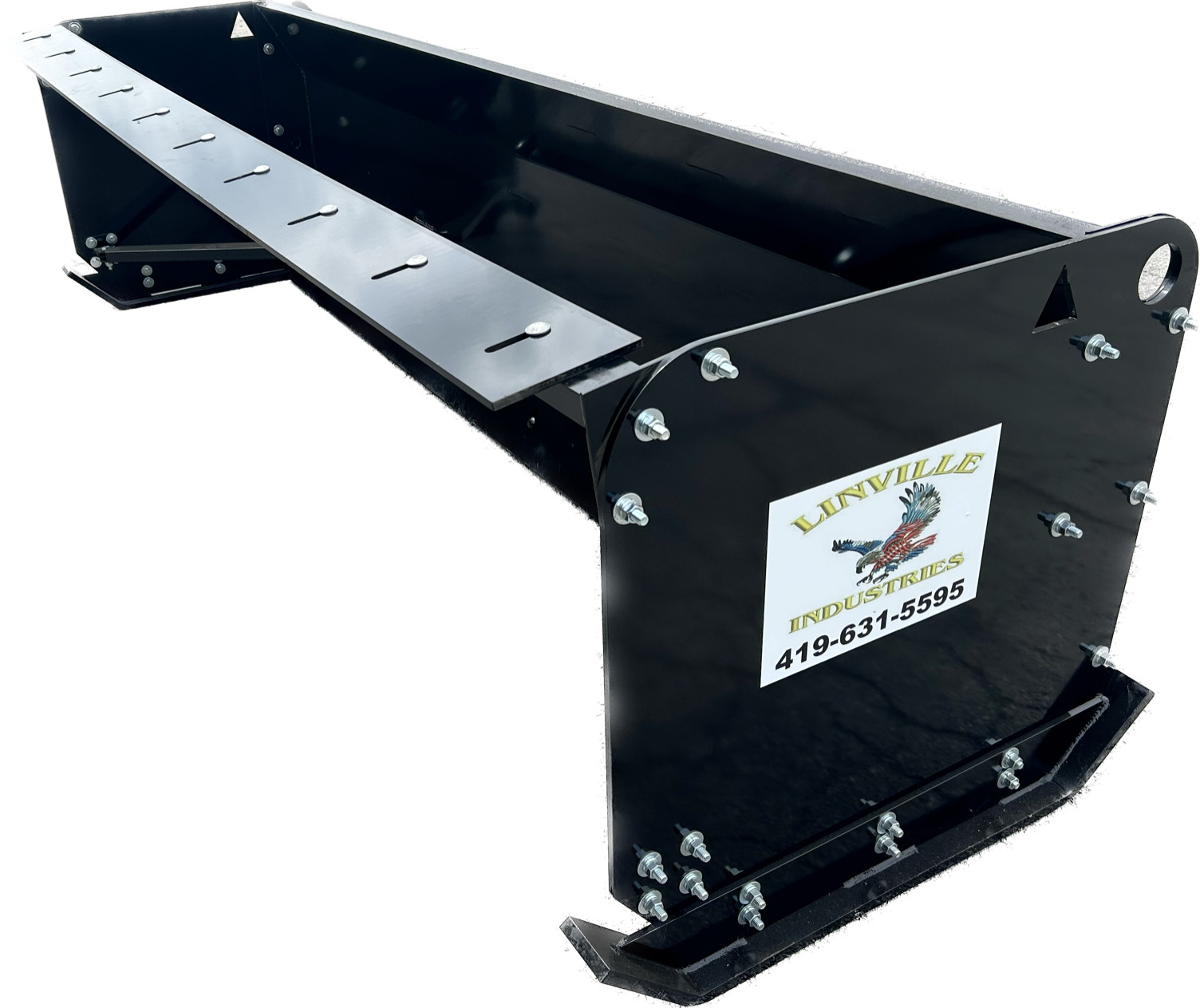 Linville 8' x 36" Skid Steer with Back Drag Pusher Box LIFETIME WARRANTY  USA