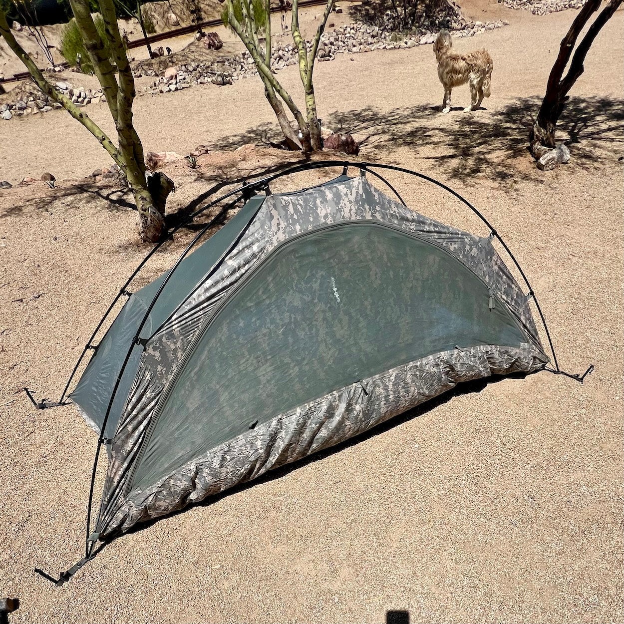 US Military Tent Combat Shelter System One-Person ACU Digital 072