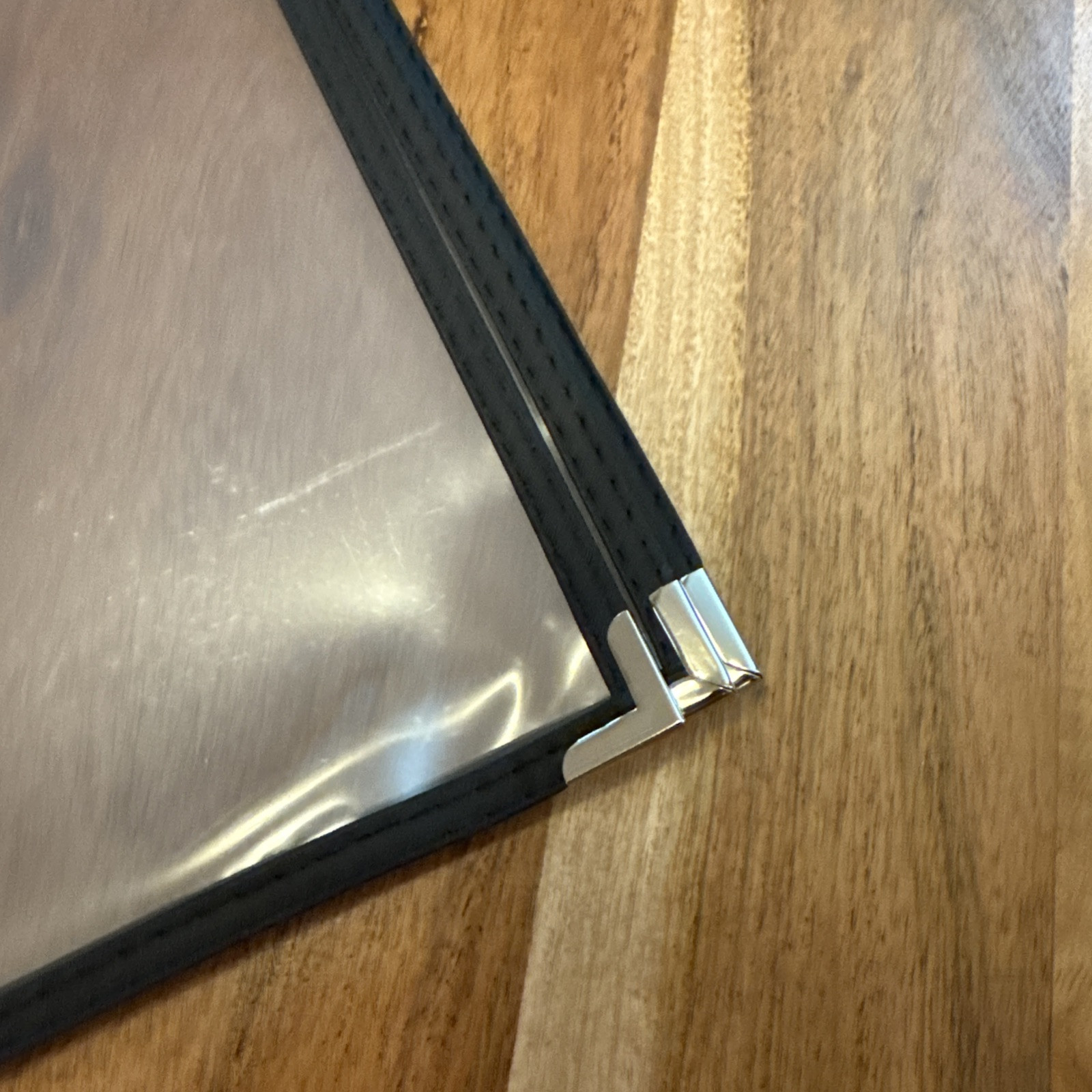 30 Restaurant Menu Covers 8.5x14" 3 Page 6 View Cafe Club - Black