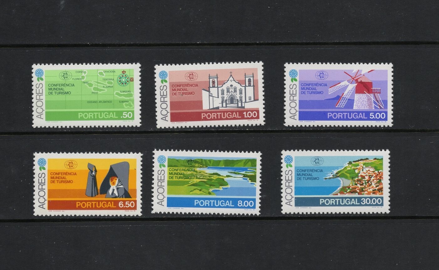 T0348   Portugal/Azores   1980   tourism    6v.   MNH