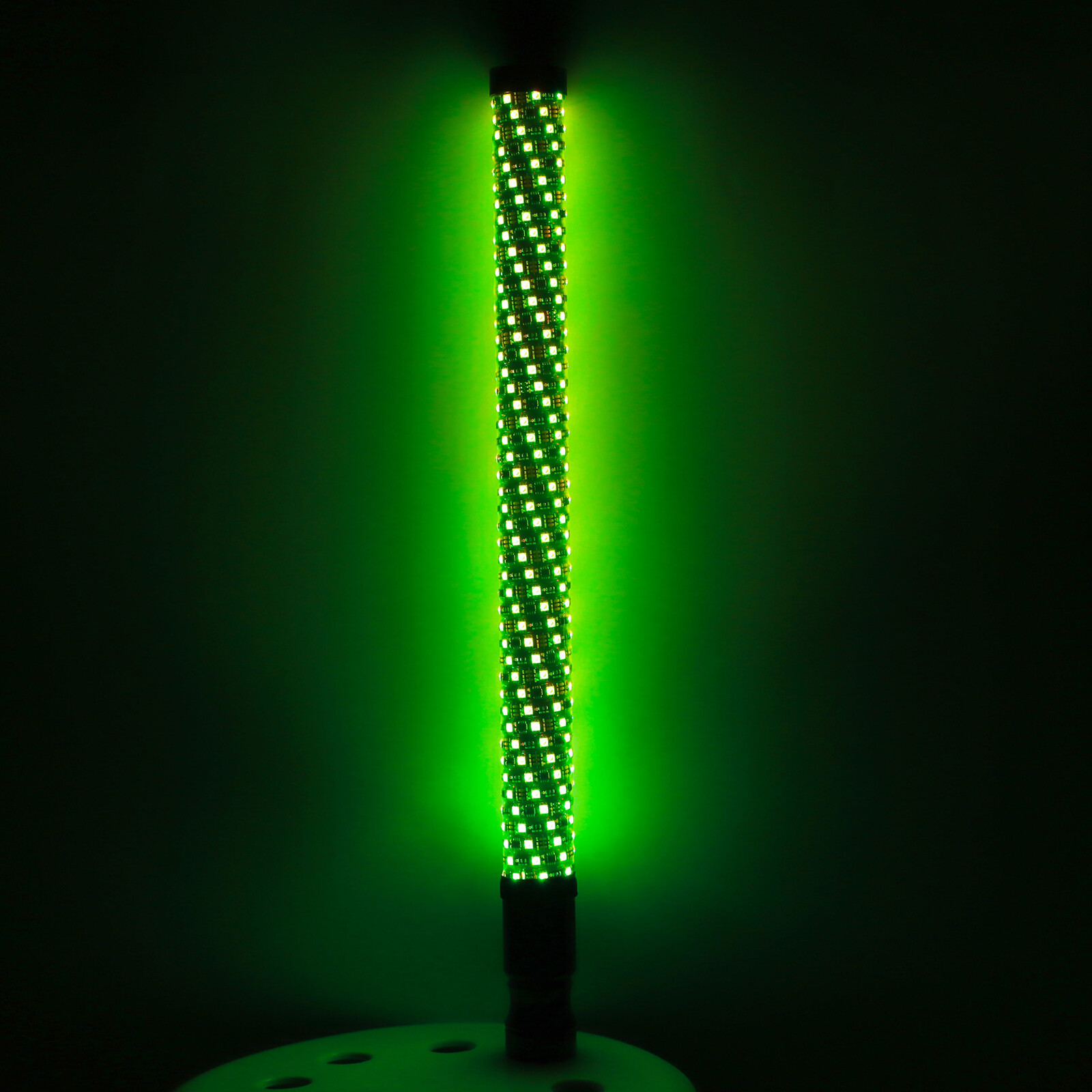 2PCS 2FT Spiral LED Fat Whip Light Antenna RGB Chasing For Can-am X3 RZR UTV ATV