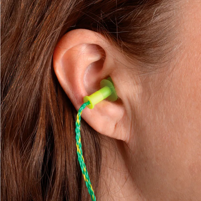 Howard Leight Fusion Reusable Corded Earplugs w/ Case, NRR 27, SMALL, FUS30S-HP