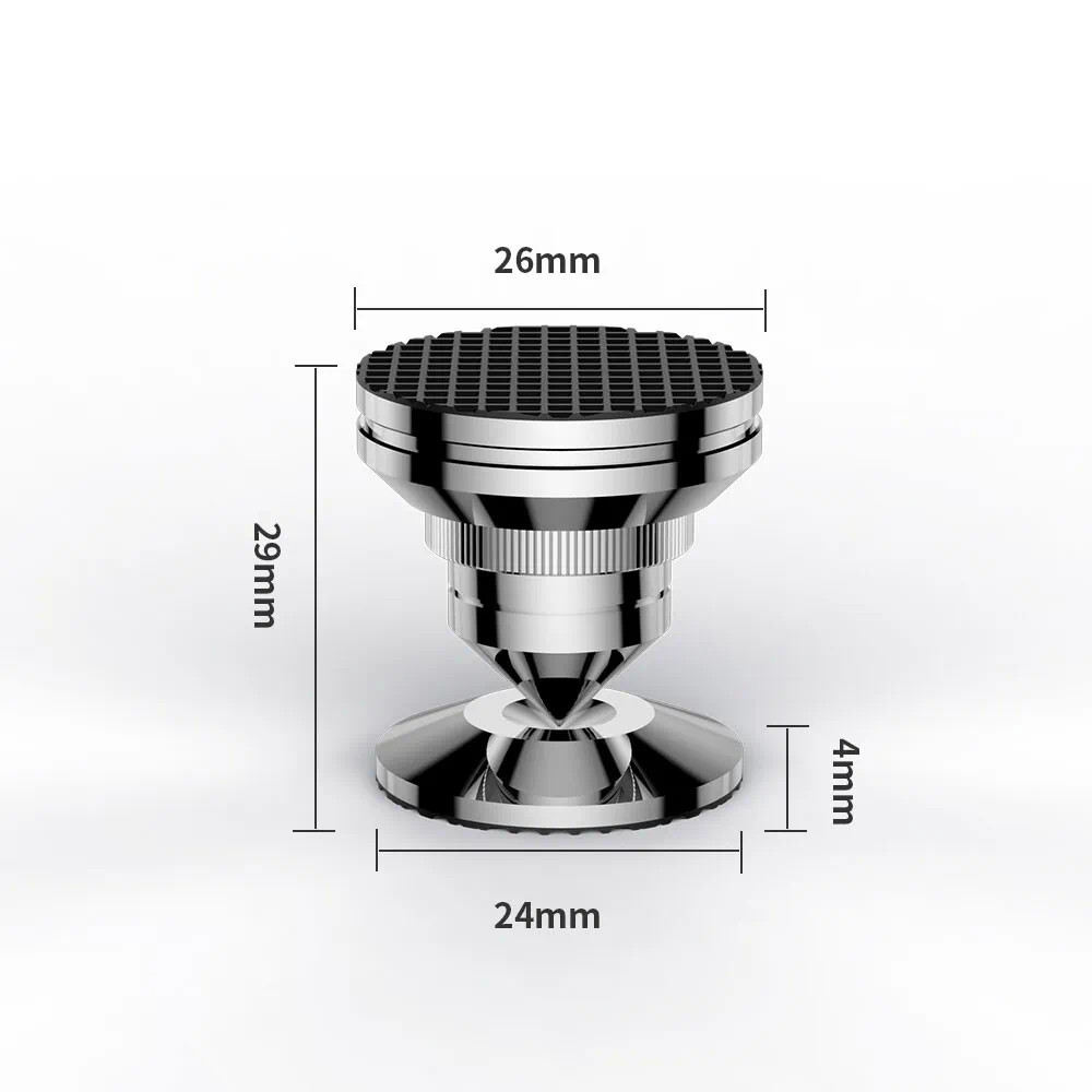 Adjustable Stainless Steel HIFI Speaker Turntable Isolation Feet Floor Protector