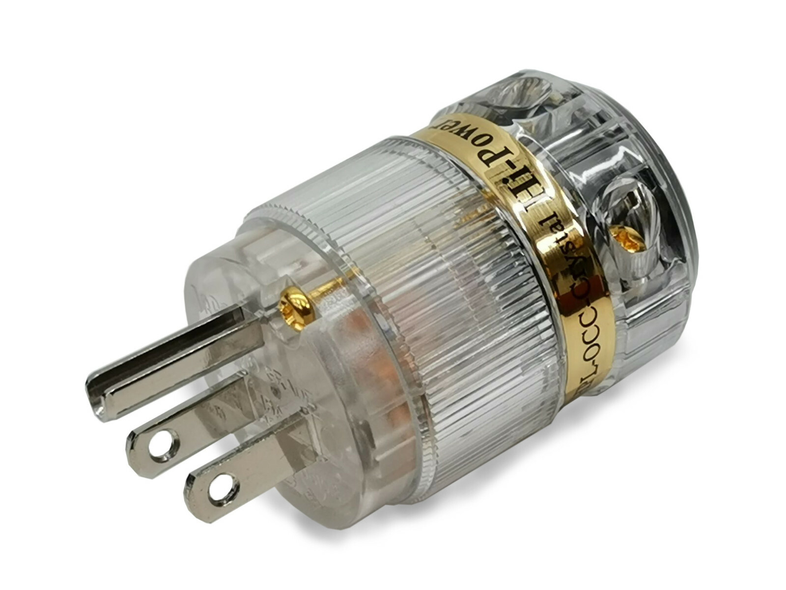 IeGO 8095-Ag Pure Silver Rhodium Plated Hi-End Power Plug