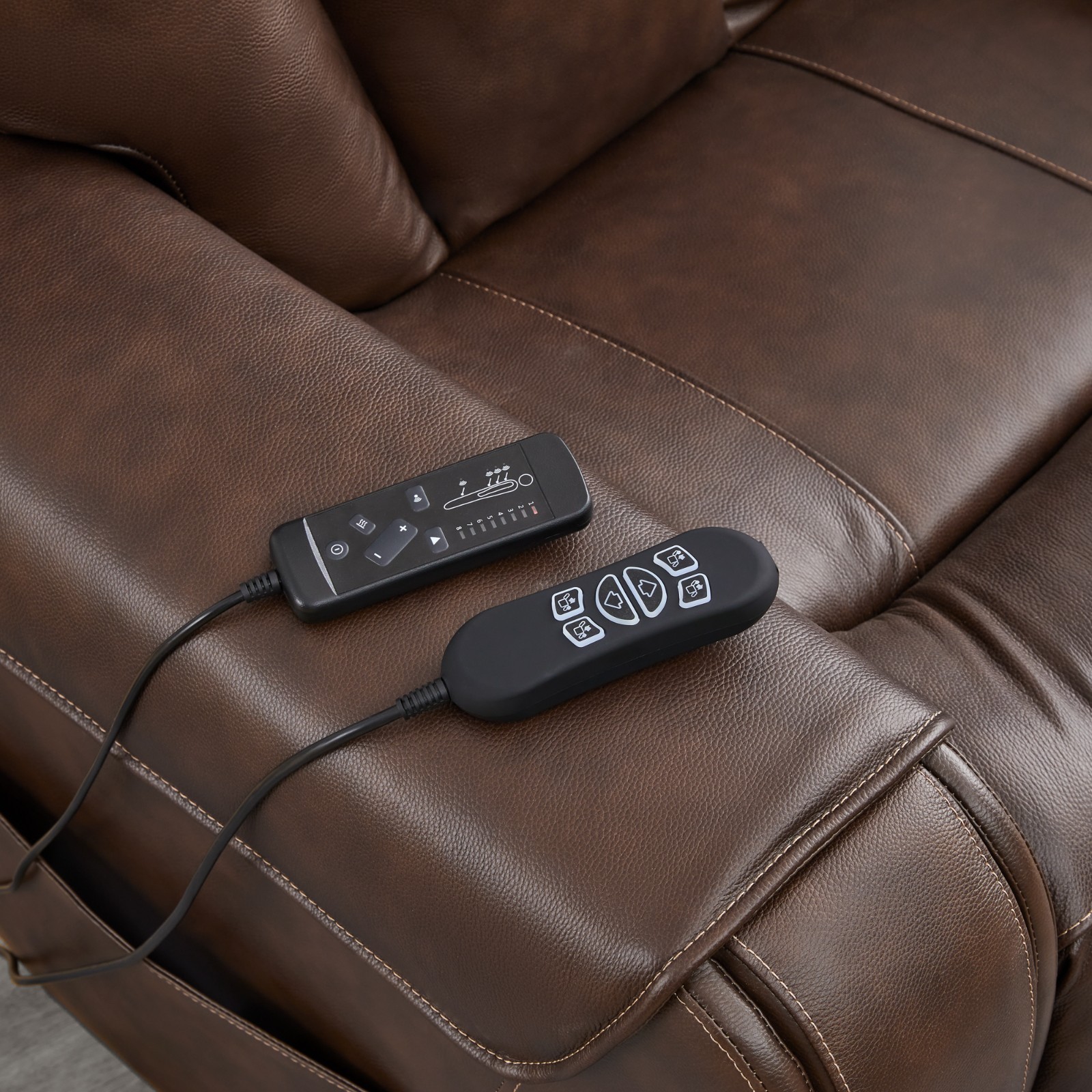 CHITA Large Lay Flat Power Lift Recliner Chair for Elderly with Massage and Heat