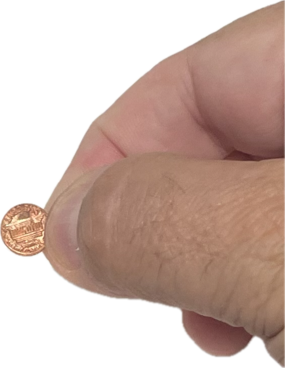 10 Set MINI PENNIES Tiny Penny Lincoln Coins For Magic Tricks Shrinking Joke