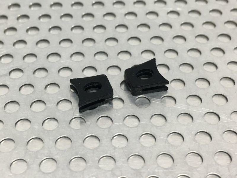 LINEGEAR Nose Bridge Flex Coupler Black for Oakley Juliet 2 pcs [NBFC90-BK]