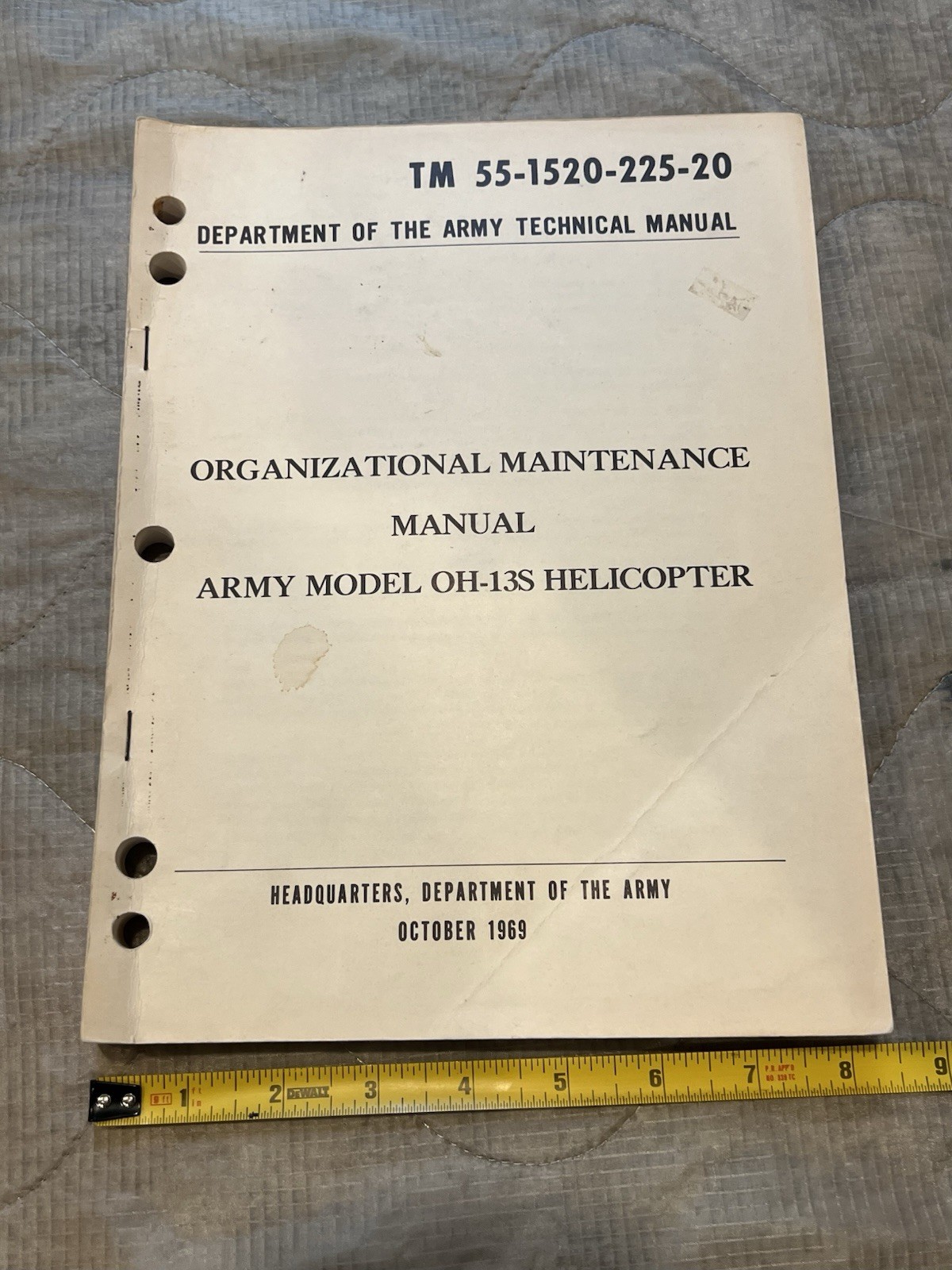 Bell Helicopter OH-13 Sioux Organizational Maintenance Manual - 1969 - Bell 47