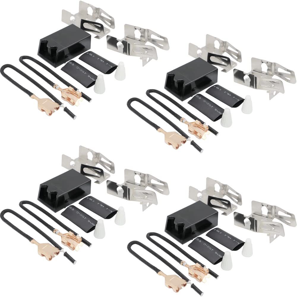 4 Pack 330031 Range Burner Receptacle Kit for Whirlpool Kenmore Range Stove
