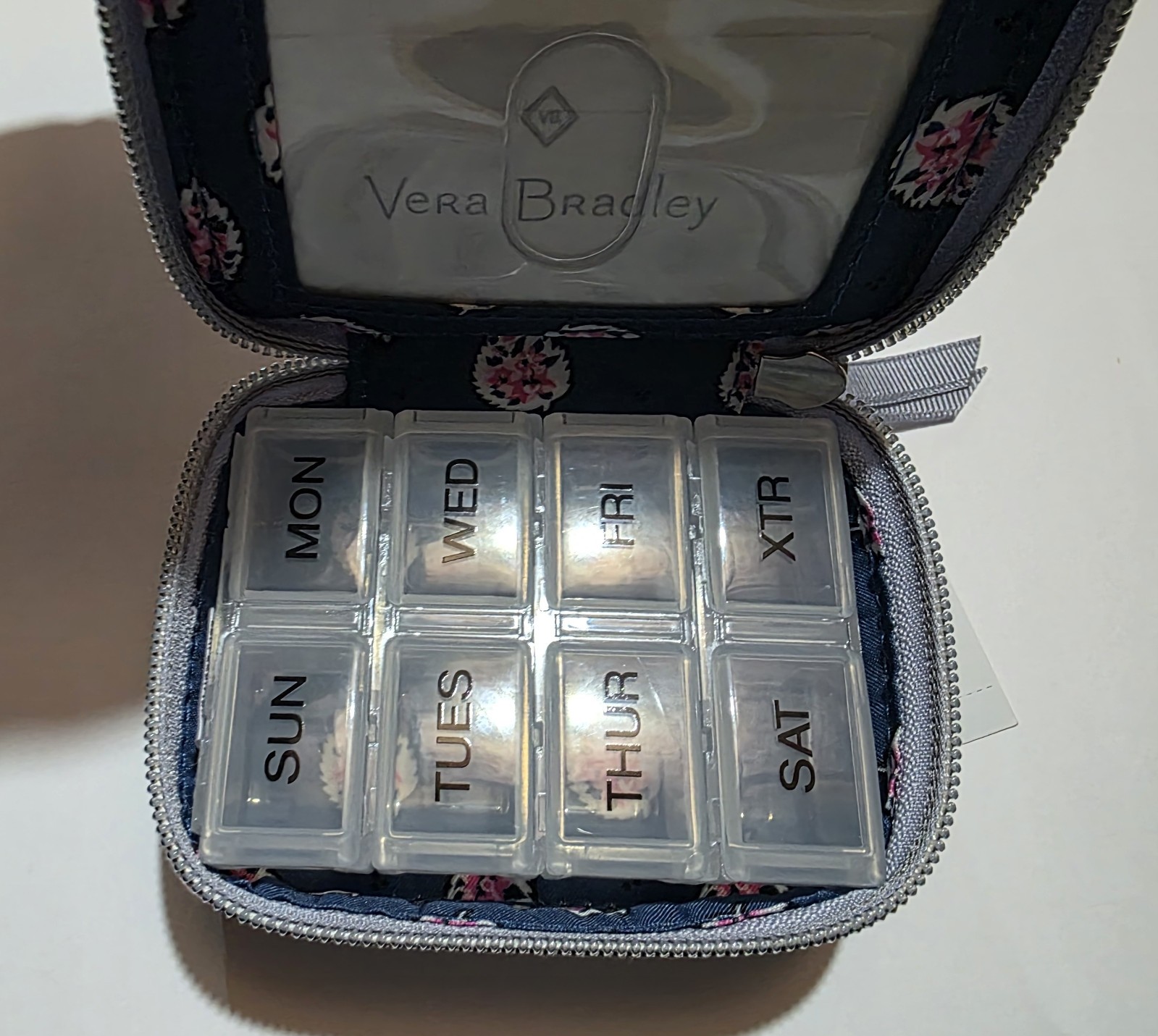 Vera Bradley Travel Pill Case - Parisian Bouquet - NWT