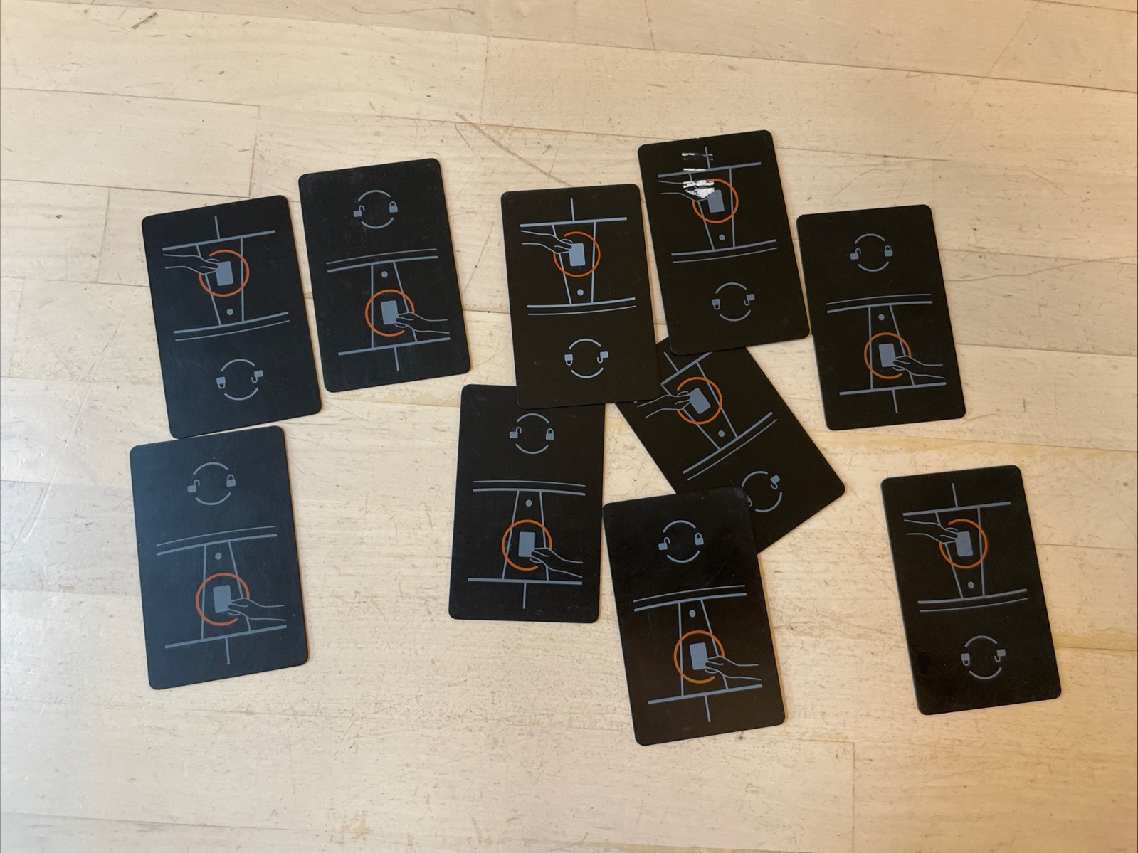 10 Used Genuine OEM TESLA SMART KEY CARDS Model S 3 X Y