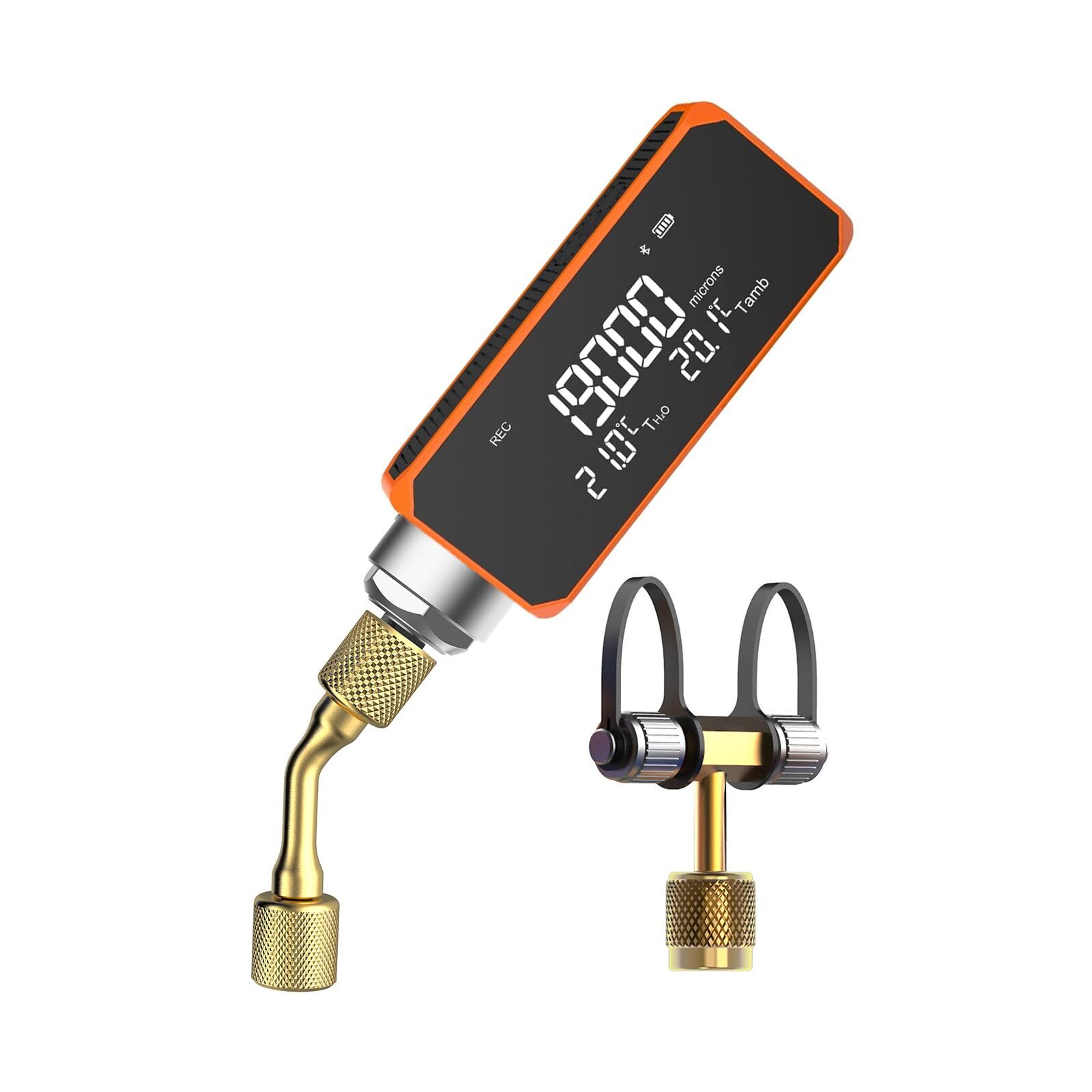 Elitech Digital Vacuum Gauge Mini Meter for HVAC/R, 1~19000 Microns w/Adapter